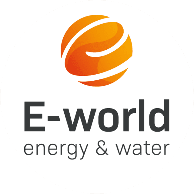 E-world logo
